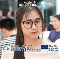 Gọng kính nam nữ thời trang Hàn Quốc dáng vuông dành cho mặt vừa và to M23 4