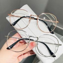 Gọng kính nữ dáng bo tròn to dành cho mặt vừa và to M28 3