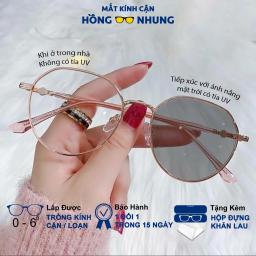 Gọng kính đổi màu nữ phù hợp mọi dáng mắt chất liệu kim loại M32 2