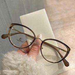 Gọng kính nữ mắt mèo thời trang cao cấp cá tính kim loại mix nhựa phù hợp mọi dáng mặt M54 2