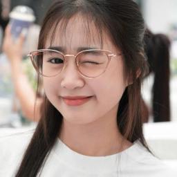 Gọng kính nữ mắt mèo thời trang cao cấp Hàn Quốc chất liệu nhựa kết hợp kim loại M39 3