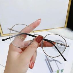 Gọng Kính Tròn Chất Liệu Titanium Cao Cấp Chắc Chắn, Thời Trang M27 2