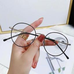 Gọng Kính Tròn Chất Liệu Titanium Cao Cấp Chắc Chắn, Thời Trang M27 1