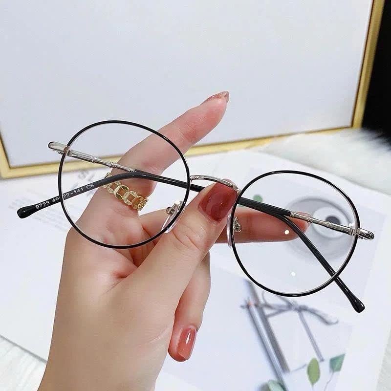 Gọng Kính Tròn Chất Liệu Titanium Cao Cấp Chắc Chắn, Thời Trang M27
