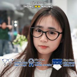 Gọng kính nữ mắt mèo cá tính chất liệu nhựa M24 4