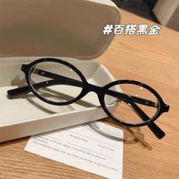Gọng kính thời trang Hàn Quốc dáng mắt mèo bo chất liệu tr90 siêu nhẹ mã M19 1