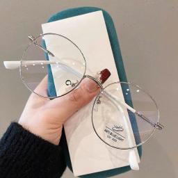 Gọng kính bo tròn chất liệu titan cao cấp, phù hợp mặt vừa và to mã M43 4
