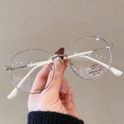 Gọng kính bo tròn chất liệu titan cao cấp, phù hợp mặt vừa và to mã M43 5