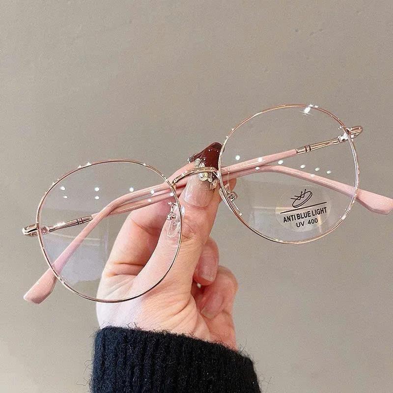 Gọng kính bo tròn chất liệu titan cao cấp, phù hợp mặt vừa và to mã M43