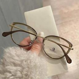 Gọng kính nữ mắt mèo thời trang cao cấp cá tính kim loại mix nhựa phù hợp mọi dáng mặt M54 3