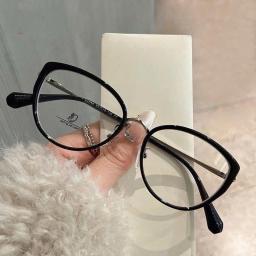 Gọng kính nữ mắt mèo thời trang cao cấp cá tính kim loại mix nhựa phù hợp mọi dáng mặt M54 4