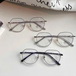 Gọng kính form đa giác to chất liệu titanium cao cấp, phù hợp mặt vừa và to mã M57 6