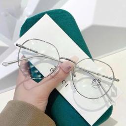 Gọng kính nữ dáng tròn nhỏ chất liệu titan mỏng siêu nhẹ hợp mặt vừa và nhỏ M48 2