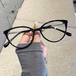 Gọng kính nữ mắt mèo thời trang cao cấp form cá tính phù hợp mọi dáng mặt M50 nhựa kết hợp kim loại 6