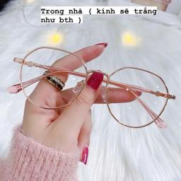 Gọng kính đổi màu nữ phù hợp mọi dáng mắt chất liệu kim loại M32 6