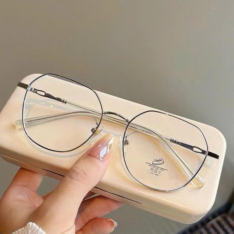 Gọng kính form đa giác to chất liệu titanium cao cấp, phù hợp mặt vừa và to mã M57