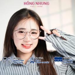 Gọng kính nữ mắt mèo chất liệu nhựa lõi lim loại xinh xắn dễ đeo M42 7
