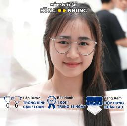 Gọng kính nữ mắt mèo chất liệu nhựa lõi lim loại xinh xắn dễ đeo M42 5