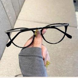 Gọng kính nữ mắt mèo thời trang cao cấp form cá tính phù hợp mọi dáng mặt M50 nhựa kết hợp kim loại 1