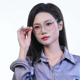 Gọng Kính Mã M2 Kim Loại Nhẹ Hợp Mặt Vừa & To 5
