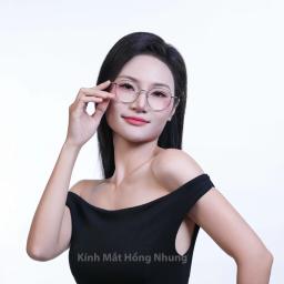 Gọng kính nam nữ dáng vuông nhỏ chất nhựa dẻo phụ kiện thời trang M17 3