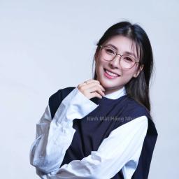 Gọng kính mắt mèo thời trang gọng kim loại siêu nhẹ phù hợp dáng mặt vừa và nhỏ M13 1