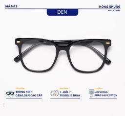 Gọng kính nam nữ thời trang dáng vuông to phù hợp mọi dáng mặt M12 7