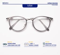 Gọng kính mắt mèo thời trang gọng kim loại siêu nhẹ phù hợp dáng mặt vừa và nhỏ M13 6