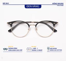 Gọng Kính Nam nữ Form Nửa Gọng Chất Liệu Titanium Cao Cấp Thời Trang M41 6