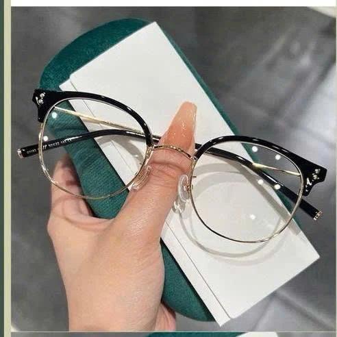 Gọng Kính Nam Form Nửa Viền Chất Liệu Nhựa TR90 Phối Titanium, Thời Trang M73