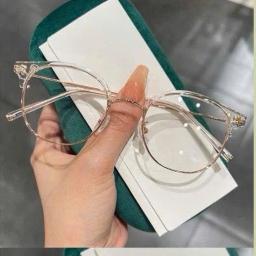 Gọng Kính Nam Form Nửa Viền Chất Liệu Nhựa TR90 Phối Titanium, Thời Trang M73 4