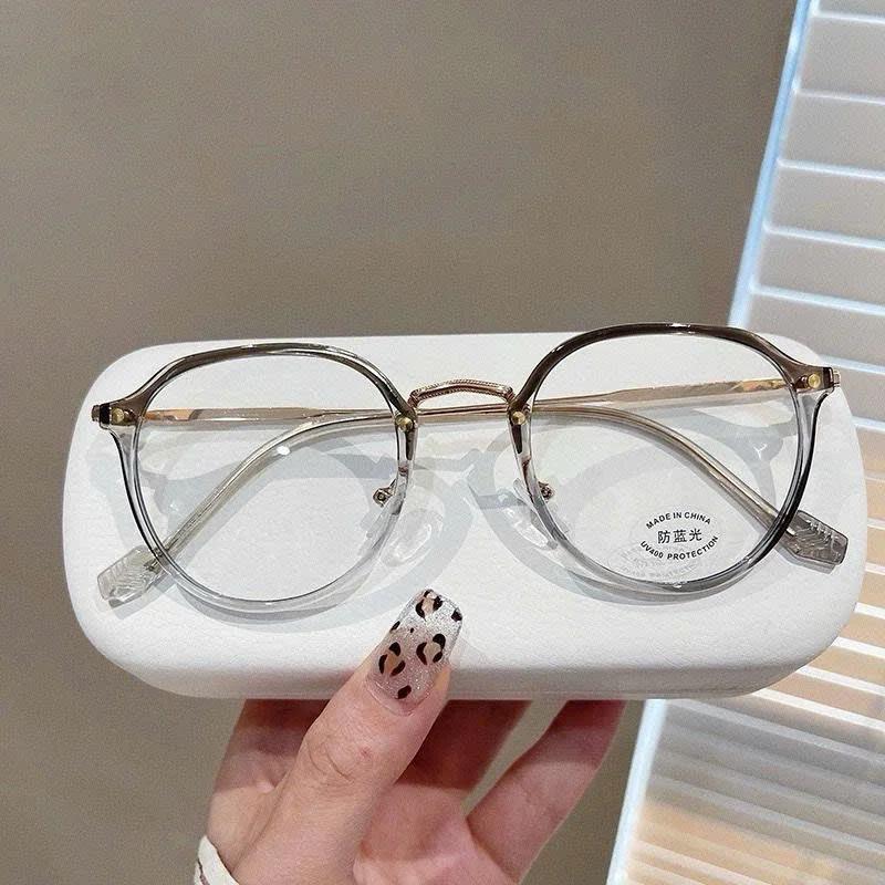 Gọng Kính Lục Giác Chất Liệu Nhựa Phối Kim Loại M75