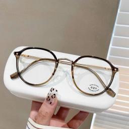 Gọng Kính Lục Giác Chất Liệu Nhựa Phối Kim Loại M75 5