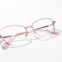 Gọng kính nữ 80011 mắt mèo – Gọng kính kim loại siêu nhẹ thời trang Hàn Quốc 4