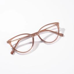 Gọng kính nữ TR30327 mắt mèo trong suốt thanh lịch siêu nhẹ 4