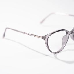 Gọng kính nữ TR30327 mắt mèo trong suốt thanh lịch siêu nhẹ 5