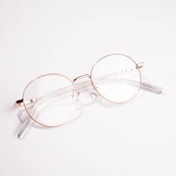 Gọng kính kim loại M90072 dáng P3 Hàn Quốc siêu nhẹ | Kính Mắt MITOO 2