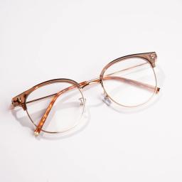 Gọng kính MS073 dáng Browline Oval thanh lịch | Kính Mắt MITOO 4