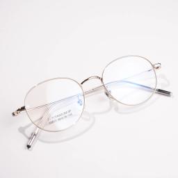 Gọng kính 33517 dáng tròn Beta Titanium siêu nhẹ | Kính Mắt MITOO 5