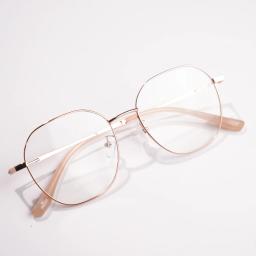 Gọng kính kim loại M90071 dáng đa giác Hàn Quốc siêu nhẹ | Kính Mắt MITOO 2