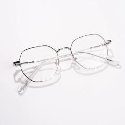 Gọng Kính Kim Loại 69053 Form Đa Giác Vát Cạnh Thanh Lịch | Kính Mắt MITOO 2