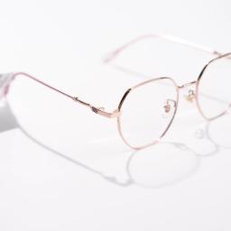 Gọng Kính Kim Loại 69053 Form Đa Giác Vát Cạnh Thanh Lịch | Kính Mắt MITOO 3