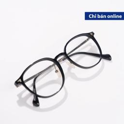Gọng Kính MS009 Dáng Bầu Tròn Phối Kim Loại Thanh Lịch | Kính Mắt MITOO 1