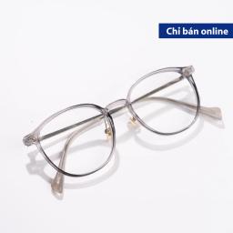 Gọng Kính MS009 Dáng Bầu Tròn Phối Kim Loại Thanh Lịch | Kính Mắt MITOO 5