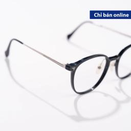 Gọng Kính MS009 Dáng Bầu Tròn Phối Kim Loại Thanh Lịch | Kính Mắt MITOO 6