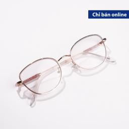 Gọng Kính Kim Loại MS065 Mắt Mèo Cánh Bướm Kim Tuyến | Kính Mắt MITOO 3
