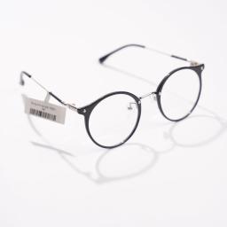 Gọng Kính Nam nữ Mắt Bo Tròn Chất Liệu Nhựa TR90 Phối Kim Loại, Thời Trang M67 – ảnh 3