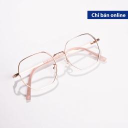 Gọng Kính Kim Loại MS0034 Dáng Lục Giác Bo Tròn Bắt Trend | Kính Mắt MITOO 2