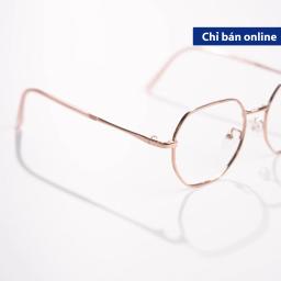 Gọng Kính Kim Loại MS0034 Dáng Lục Giác Bo Tròn Bắt Trend | Kính Mắt MITOO 4