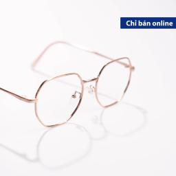 Gọng Kính Kim Loại MS0034 Dáng Lục Giác Bo Tròn Bắt Trend | Kính Mắt MITOO 5